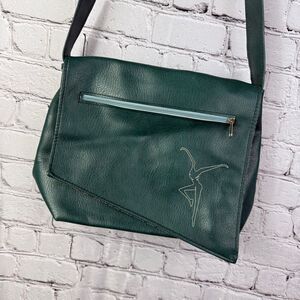 Vintage Dave Matthews Band Firedancer Embroidered Crossbody Messenger Bag Teal